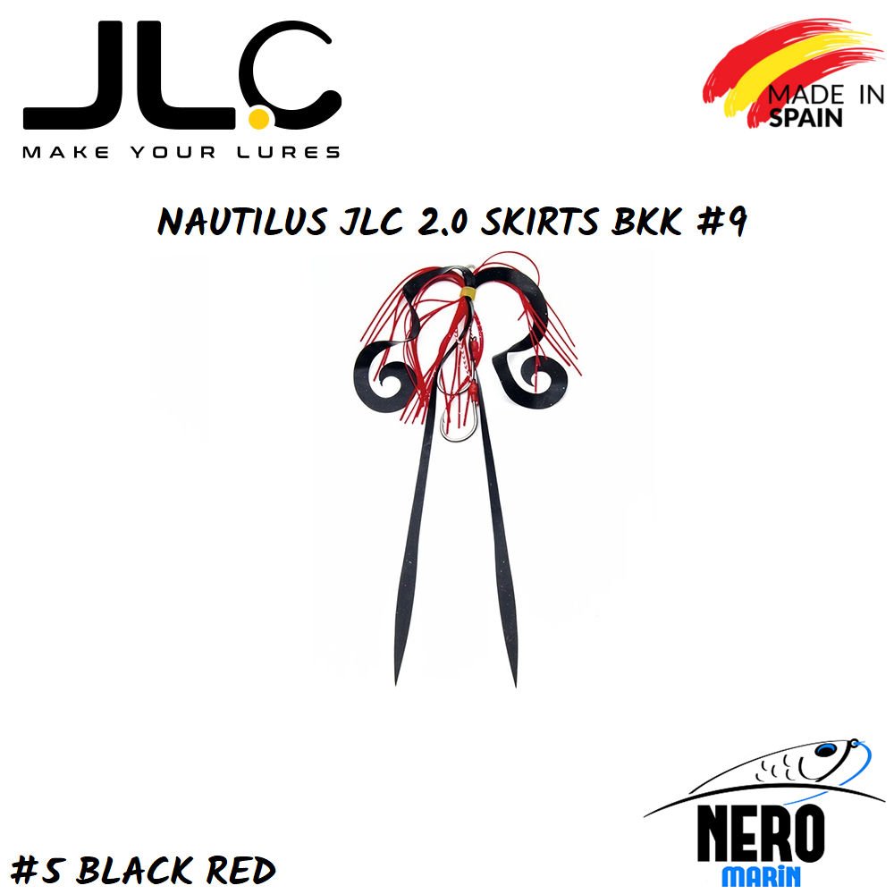 JLC Nautilus 2.0 Tai Rubber Yedek Etek BKK #9 İğne #5 Black Red