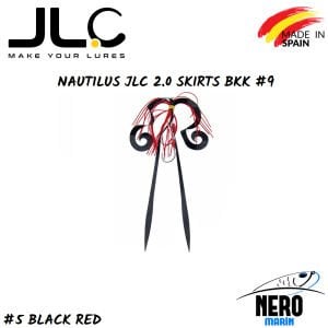 JLC Nautilus 2.0 Tai Rubber Yedek Etek BKK #9 İğne #5 Black Red