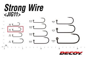 Decoy JIG-11S Strong Wire Jighead İğnesi Silver #4 (9 Adet / Paket)