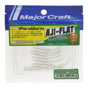 MC Para Worm PW-AJIFLAT 2.3'' #58 Clear Glow Flake