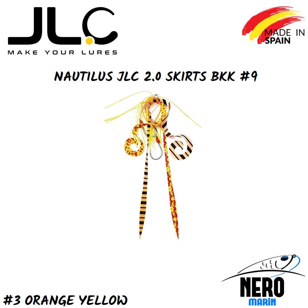 JLC Nautilus 2.0 Tai Rubber Yedek Etek BKK #9 İğne #3 Orange Yellow