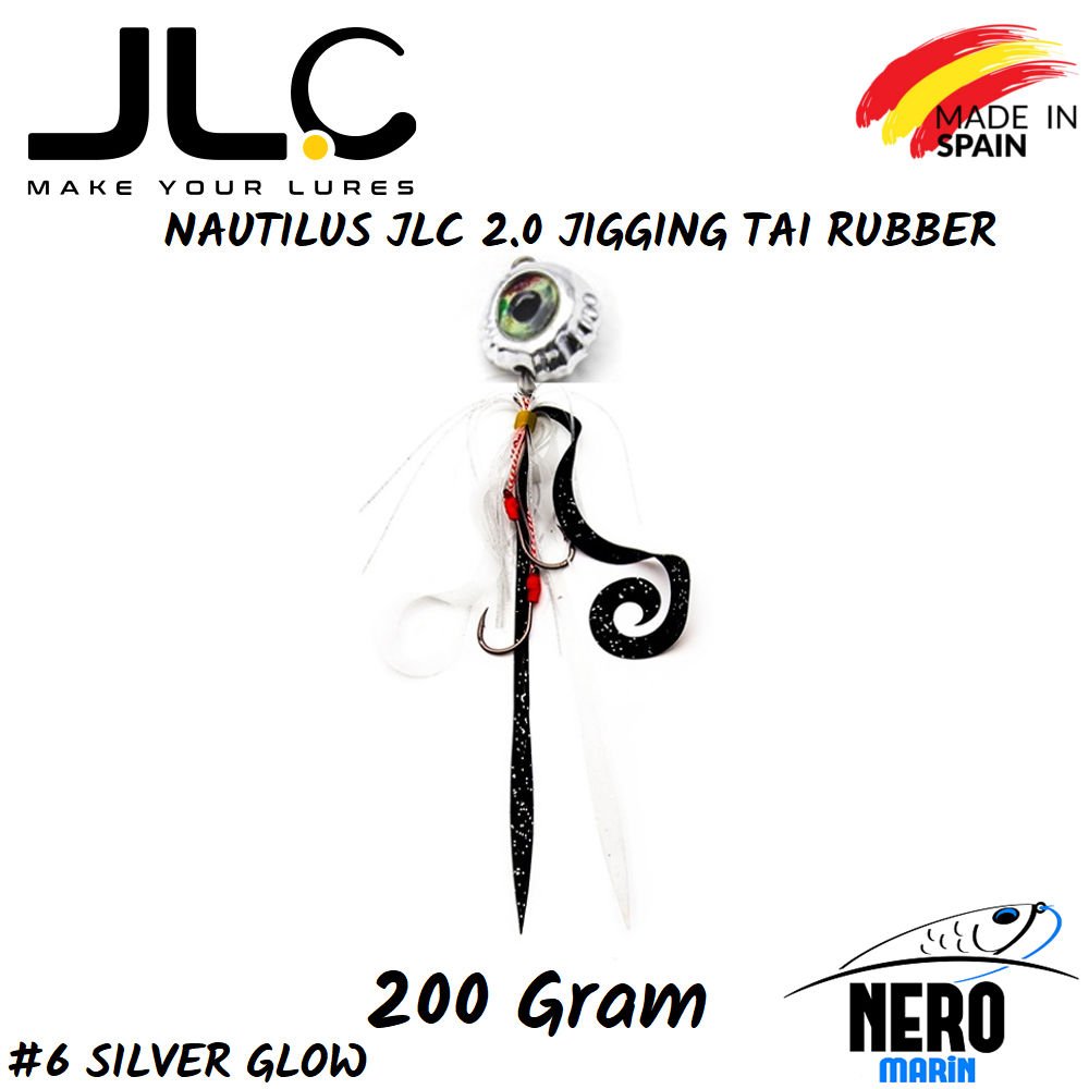 JLC Nautilus 2.0 Tai Rubber 200gr. #6 Silver Glow