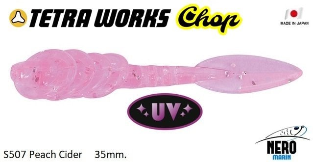 Tetra Works Chop Silikon 35mm. S507 / Peach Cider