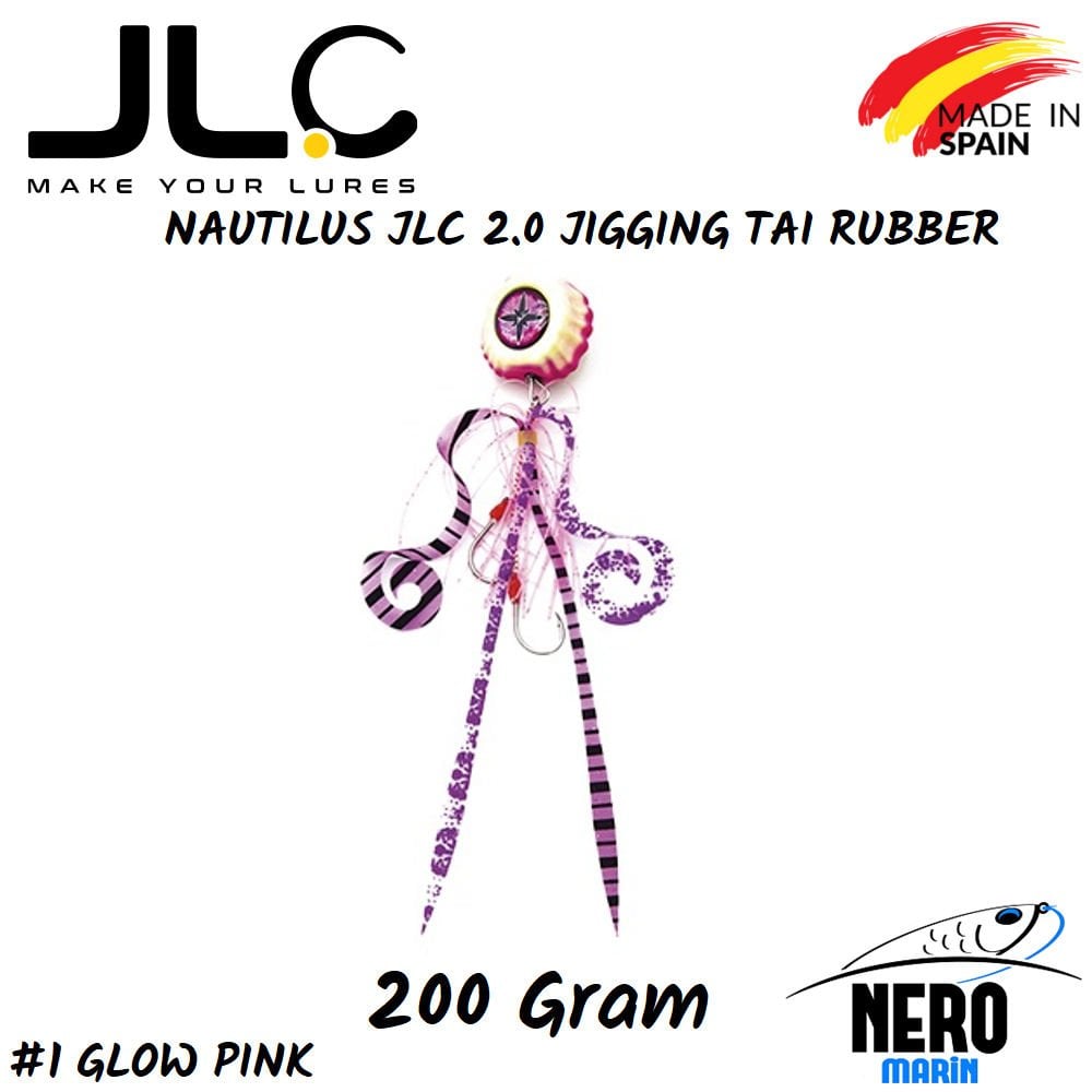 JLC Nautilus 2.0 Tai Rubber 200gr. #1 Glow Pink