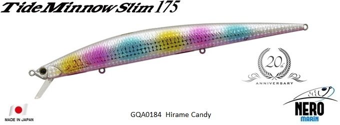 Tide Minnow Slim 175 GQA0184 / Hirame Candy