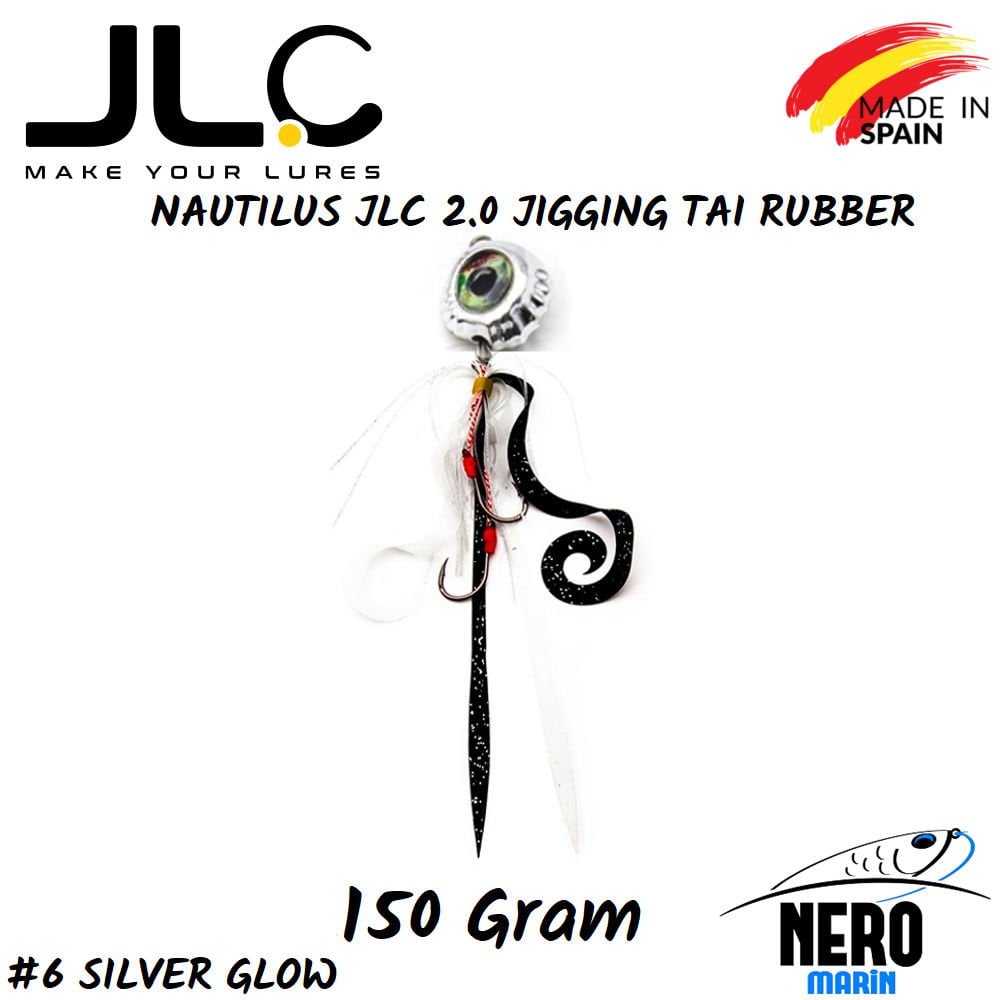 JLC Nautilus 2.0 Tai Rubber 150gr. #6 Silver Glow