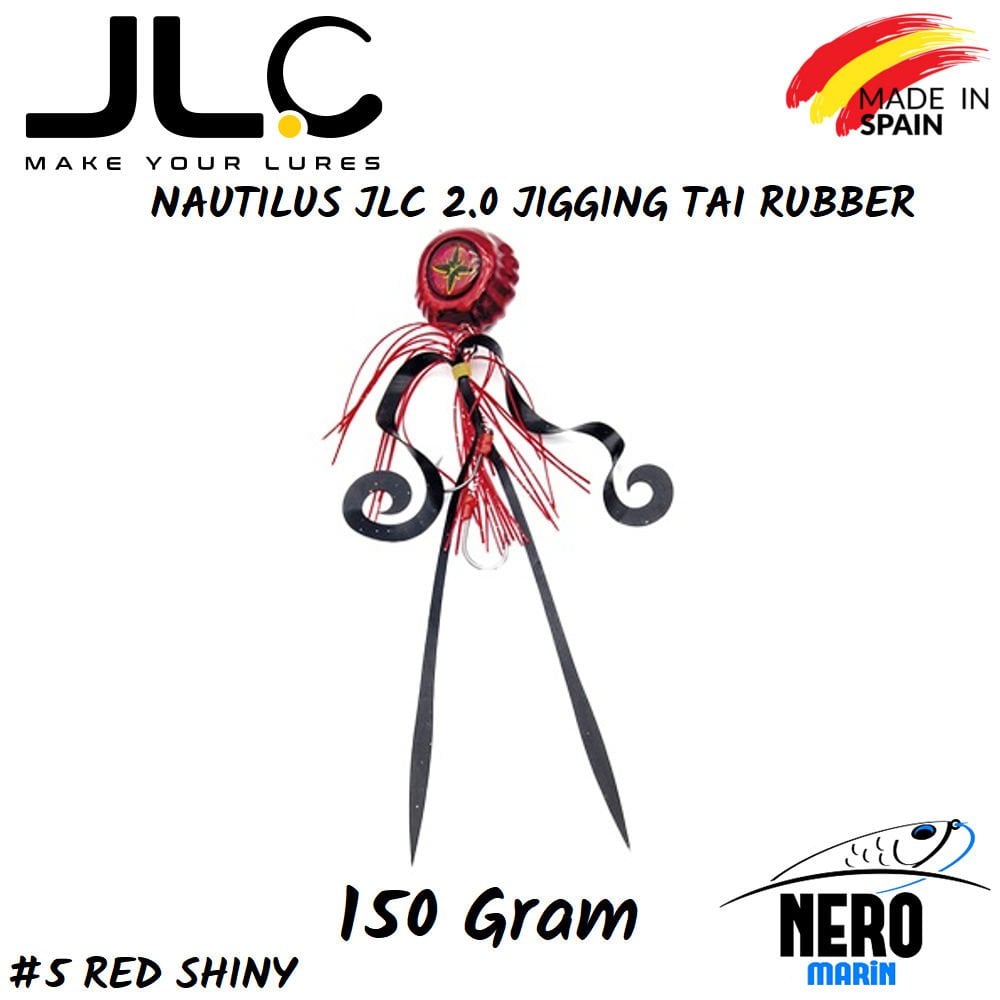 JLC Nautilus 2.0 Tai Rubber 150gr. #5 Red Shiny
