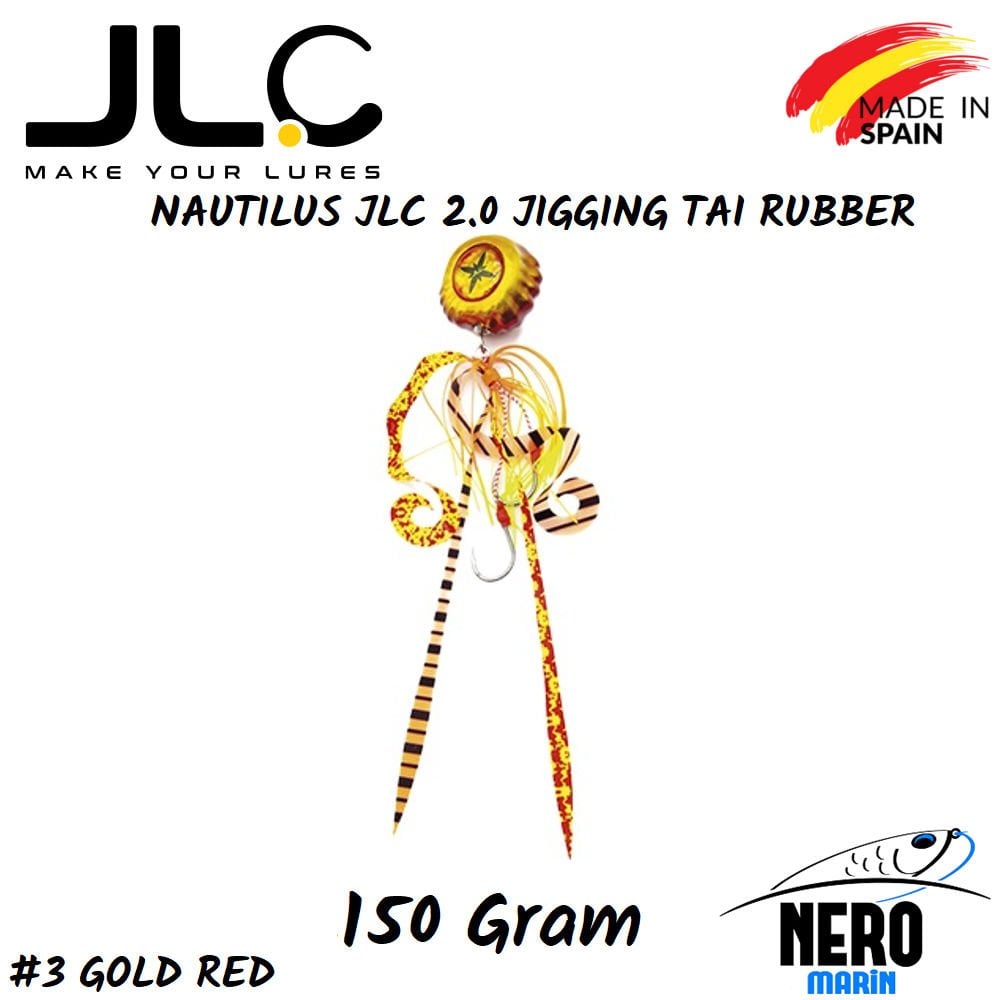 JLC Nautilus 2.0 Tai Rubber 150gr. #3 Gold Red