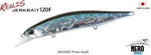Realis Jerkbait 120F ADA3093 / Prism Smelt