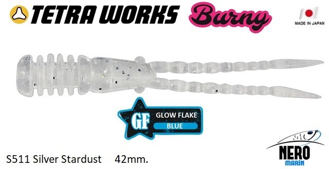 Tetra Works Burny Silikon 42 mm. S511 / Silver Stardust