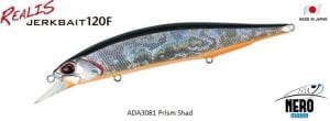 Realis Jerkbait 120F ADA3081 / Prism Shad