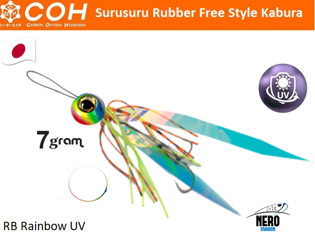 COH Kabura Slider Tai Rubber Jig 7gr. / RB