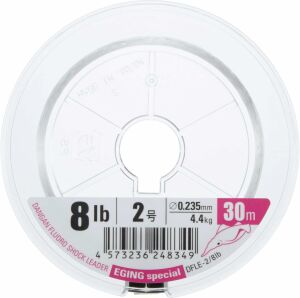 MC Dangan FC Shock Leader EGI DFLE PE 2.0 0.235mm 8Lb/4.4kg 30mt