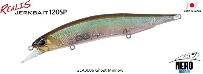 Realis Jerkbait 120SP GEA3006 Ghost Minnow