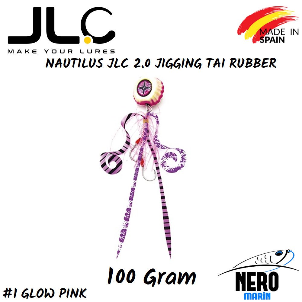 JLC Nautilus 2.0 Tai Rubber 100gr. #1 Glow Pink