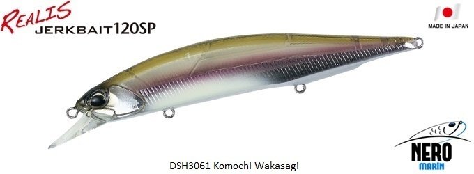 Realis Jerkbait 120SP DSH3061 Komochi Wakasagi
