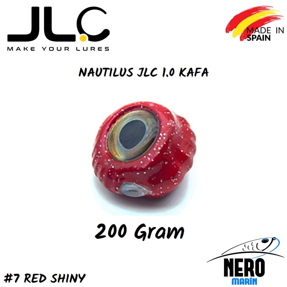 JLC Nautilus 1.0 Tai Rubber Yedek Kafa 200gr. #7 Red Shiny