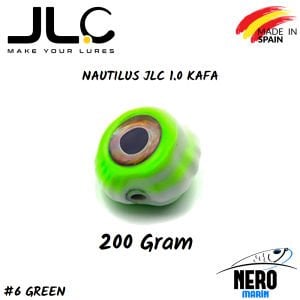 JLC Nautilus 1.0 Tai Rubber Yedek Kafa 200gr. #6 Green