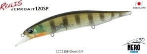 Realis Jerkbait 120SP CCC2158 Ghost Gill