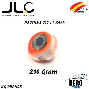 JLC Nautilus 1.0 Tai Rubber Yedek Kafa 200gr. #4 Orange