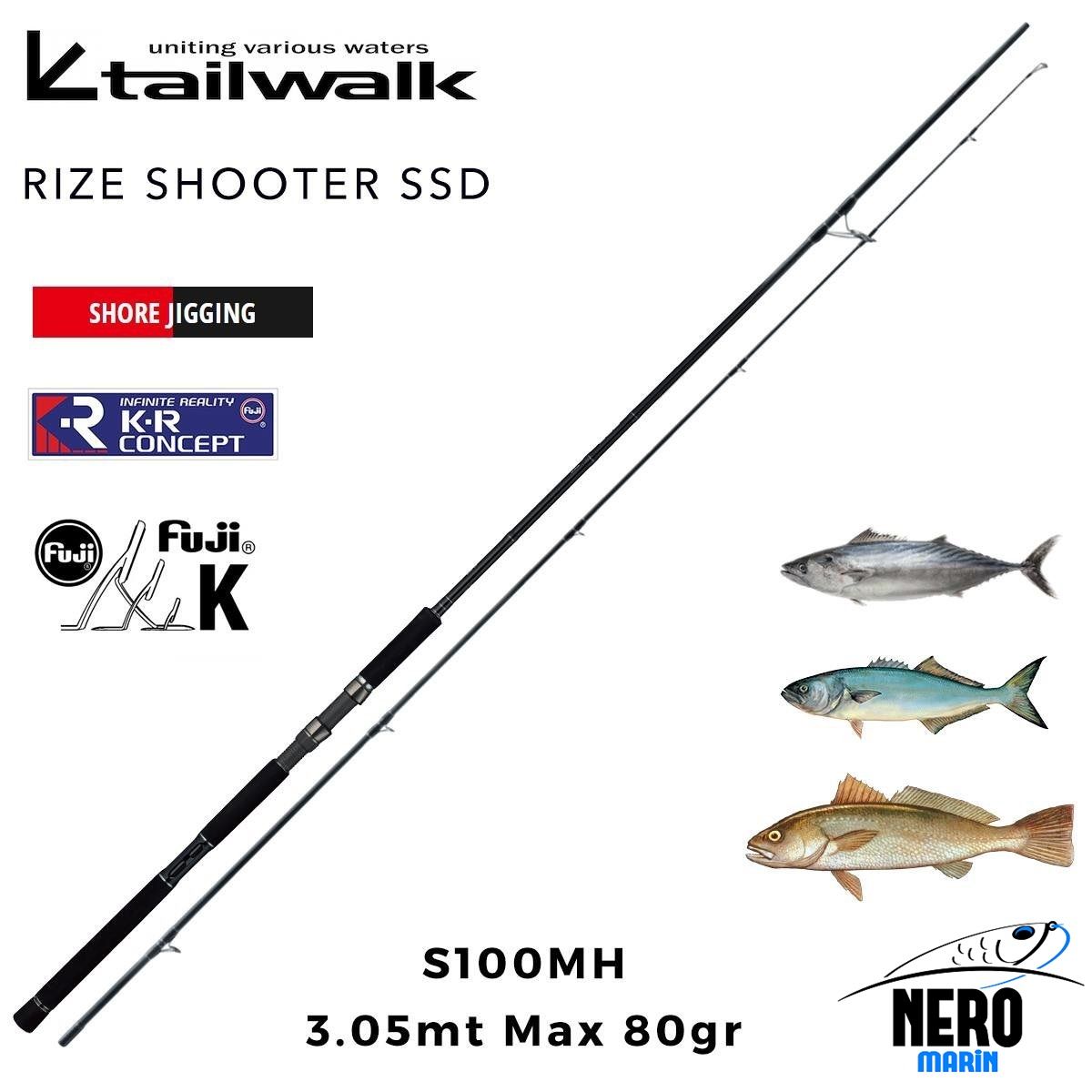 Tailwalk SSD Rize Shooter S100MH 3.05mt. / Max 80gr.