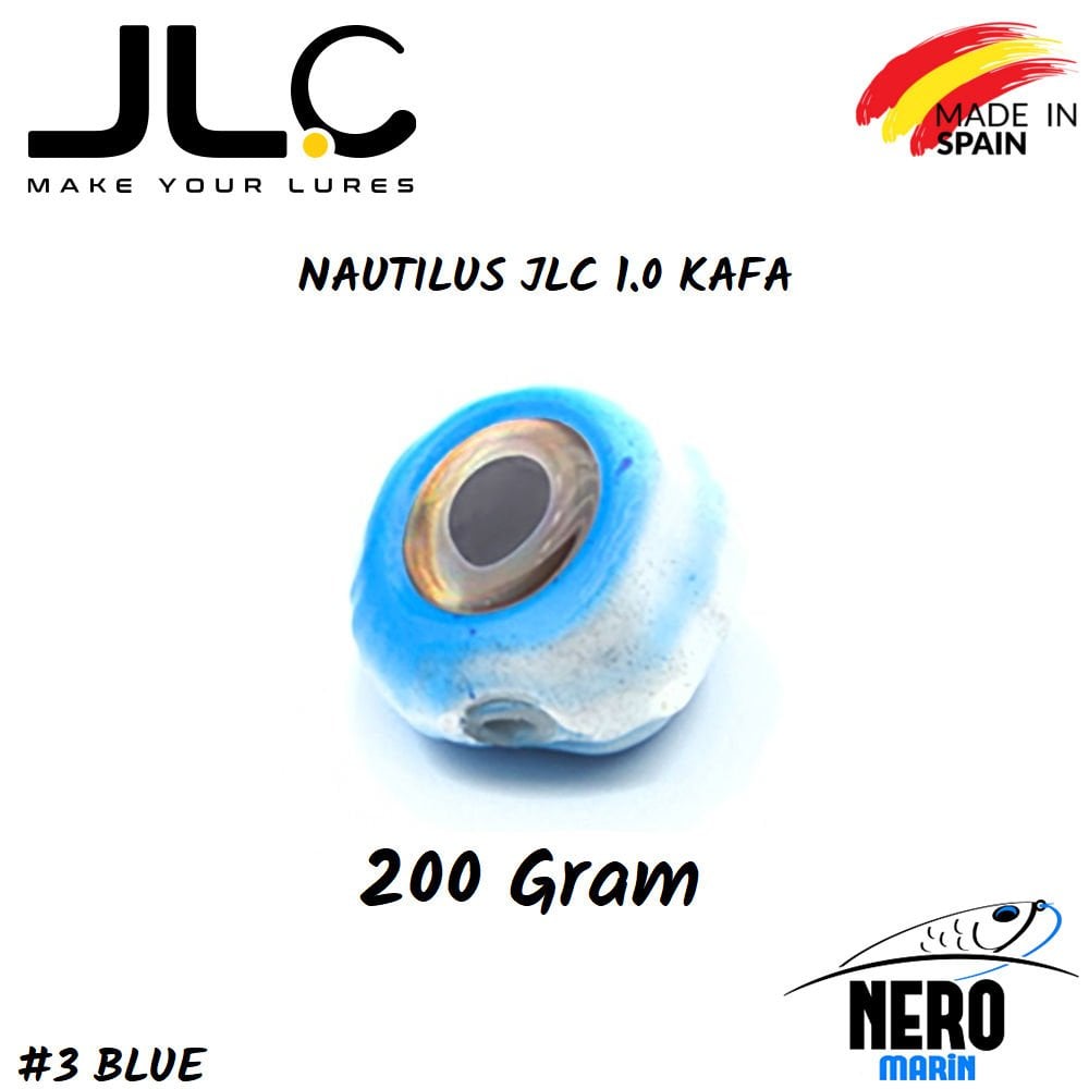 JLC Nautilus 1.0 Tai Rubber Yedek Kafa 200gr. #3 Blue