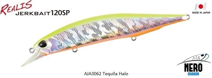 Realis Jerkbait 120SP AJA3062 Tequila Halo