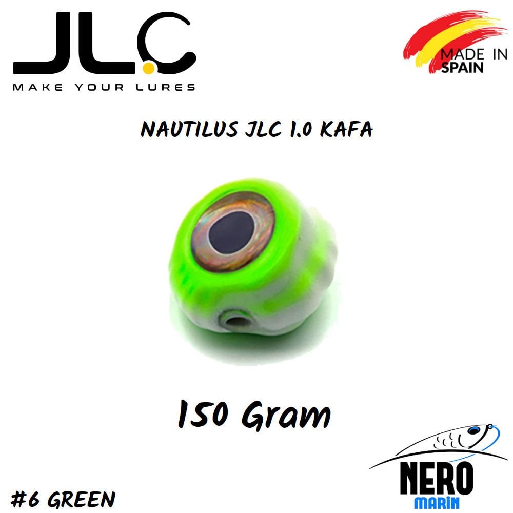 JLC Nautilus 1.0 Tai Rubber Yedek Kafa 150gr. #6 Green
