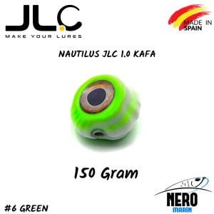 JLC Nautilus 1.0 Tai Rubber Yedek Kafa 150gr. #6 Green