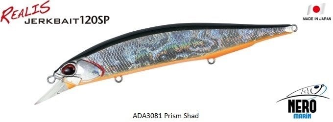 Realis Jerkbait 120SP ADA3081 Prism Shad