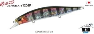 Realis Jerkbait 120SP ADA3058 Prism Gill