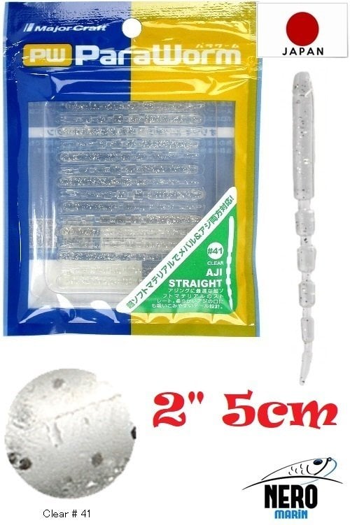 MC Para Worm PW-AJI 2'' #41 Clear