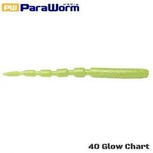 MC Para Worm PW-AJI 2'' #40 Glow Chart