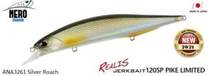 Realis Jerkbait 120SP Pike ANA3261 Silver Roach