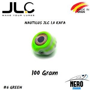 JLC Nautilus 1.0 Tai Rubber Yedek Kafa 100gr. #6 Green