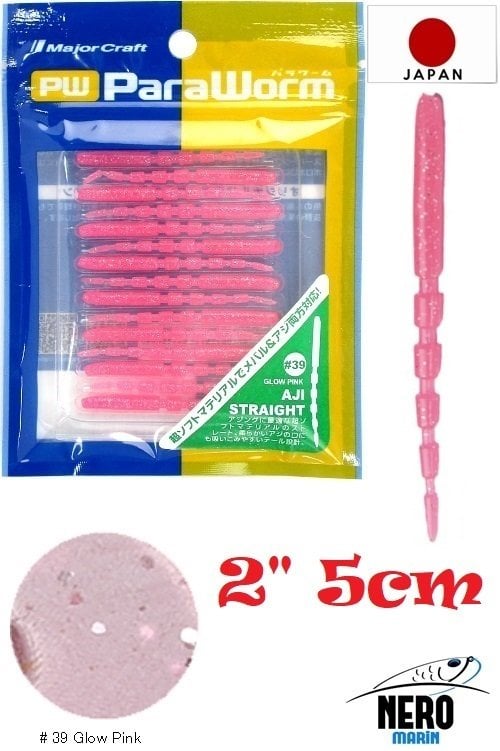 MC Para Worm PW-AJI 2'' #39 Glow Pink