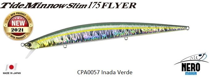 Tide Minnow Slim Flyer 175 CPA0057 Inada Verde