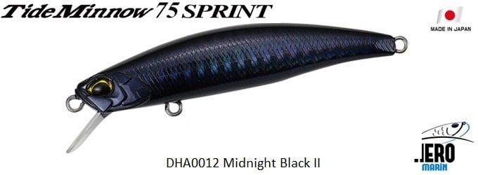 Tide Minnow 75 Sprint DHA0012 Midnight Black II