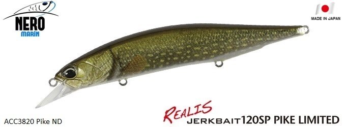 Realis Jerkbait 120SP Pike  ACC3820 Pike ND