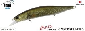 Realis Jerkbait 120SP Pike  ACC3820 Pike ND