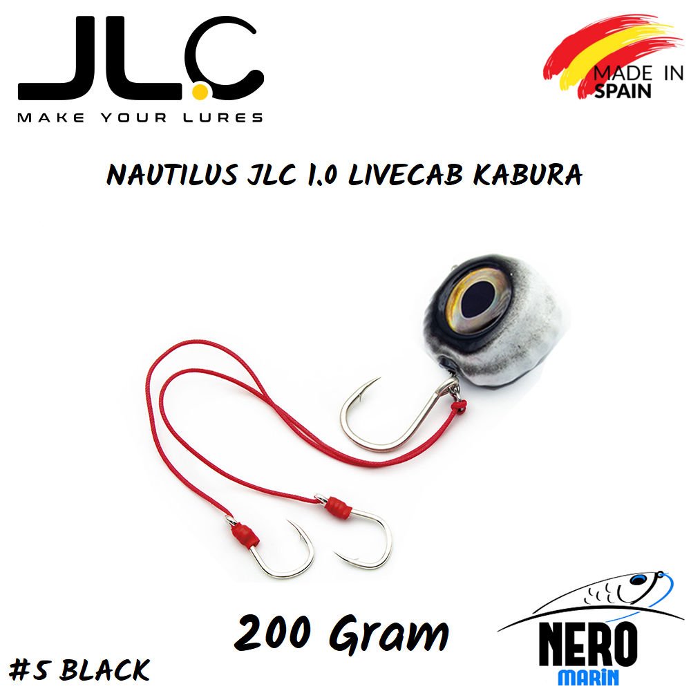 JLC Nautilus 1.0 Live Kab Canlı Yem İçin Kaburar 200gr. #5 Black