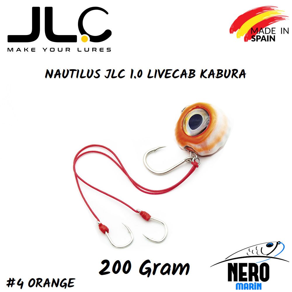 JLC Nautilus 1.0 Live Kab Canlı Yem İçin Kaburar 200gr. #4 Orange