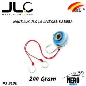 JLC Nautilus 1.0 Live Kab Canlı Yem İçin Kaburar 200gr. #3 Blue