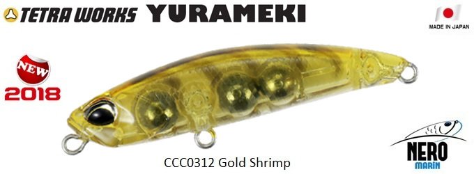 Tetra Works Yurameki  CCC0312 / Gold Shrimp