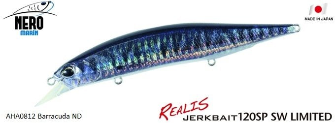 Realis Jerkbait 120SP SW AHA0812 Barracuda ND