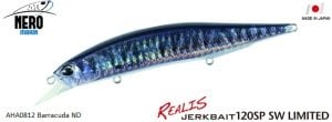 Realis Jerkbait 120SP SW AHA0812 Barracuda ND