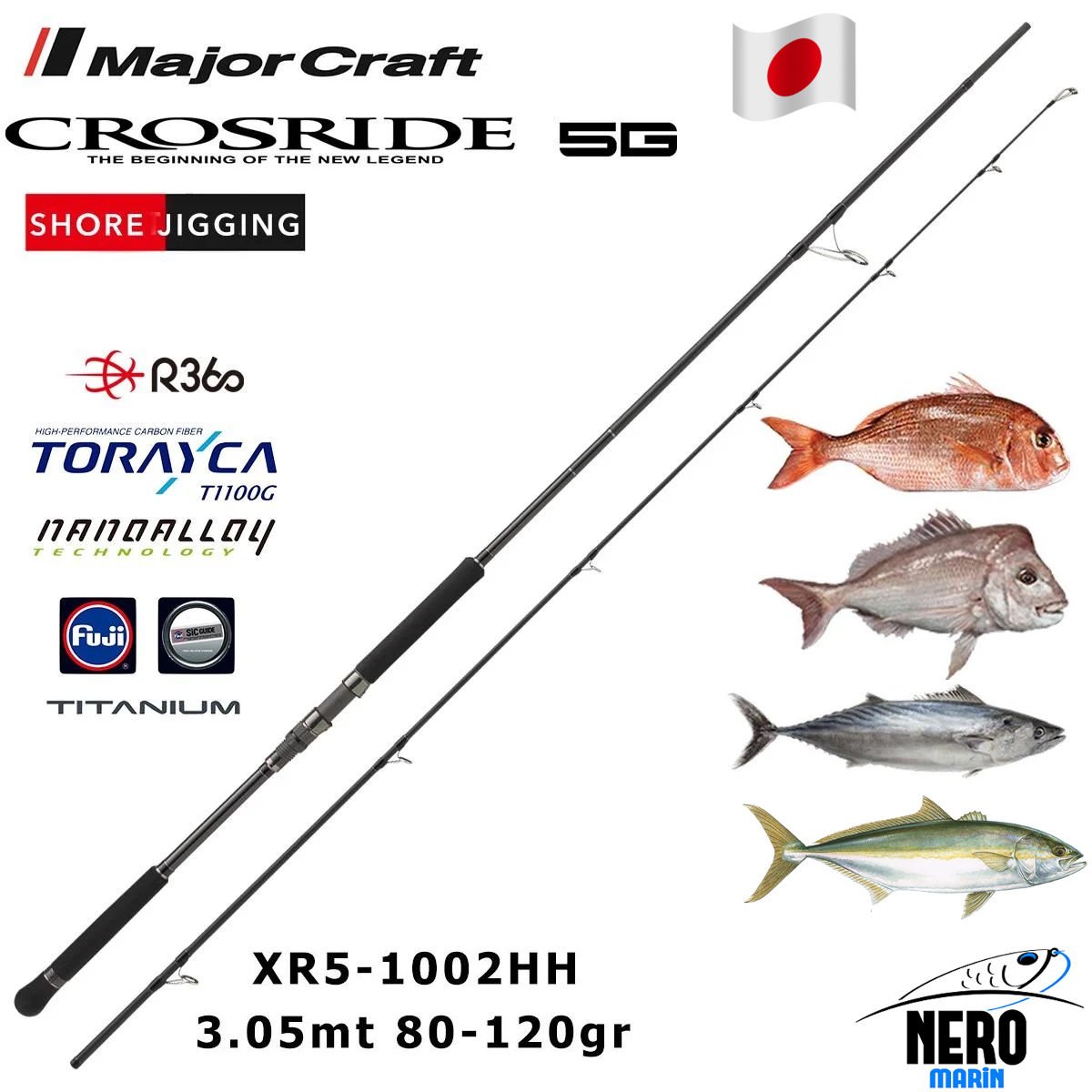 MC Crosride XR5-1002HH 3.05mt 80-120gr (2P) Shore Jigging Kamış