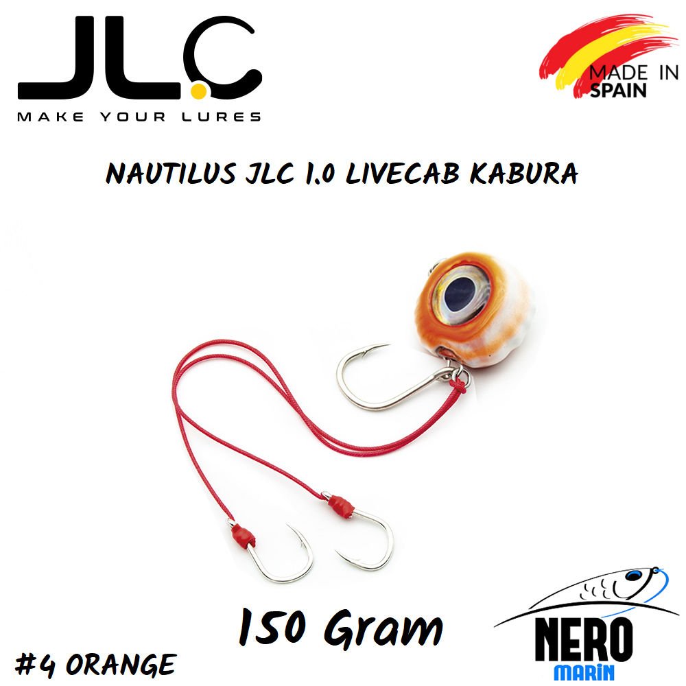 JLC Nautilus 1.0 Live Kab Canlı Yem İçin Kaburar 150gr. #4 Orange