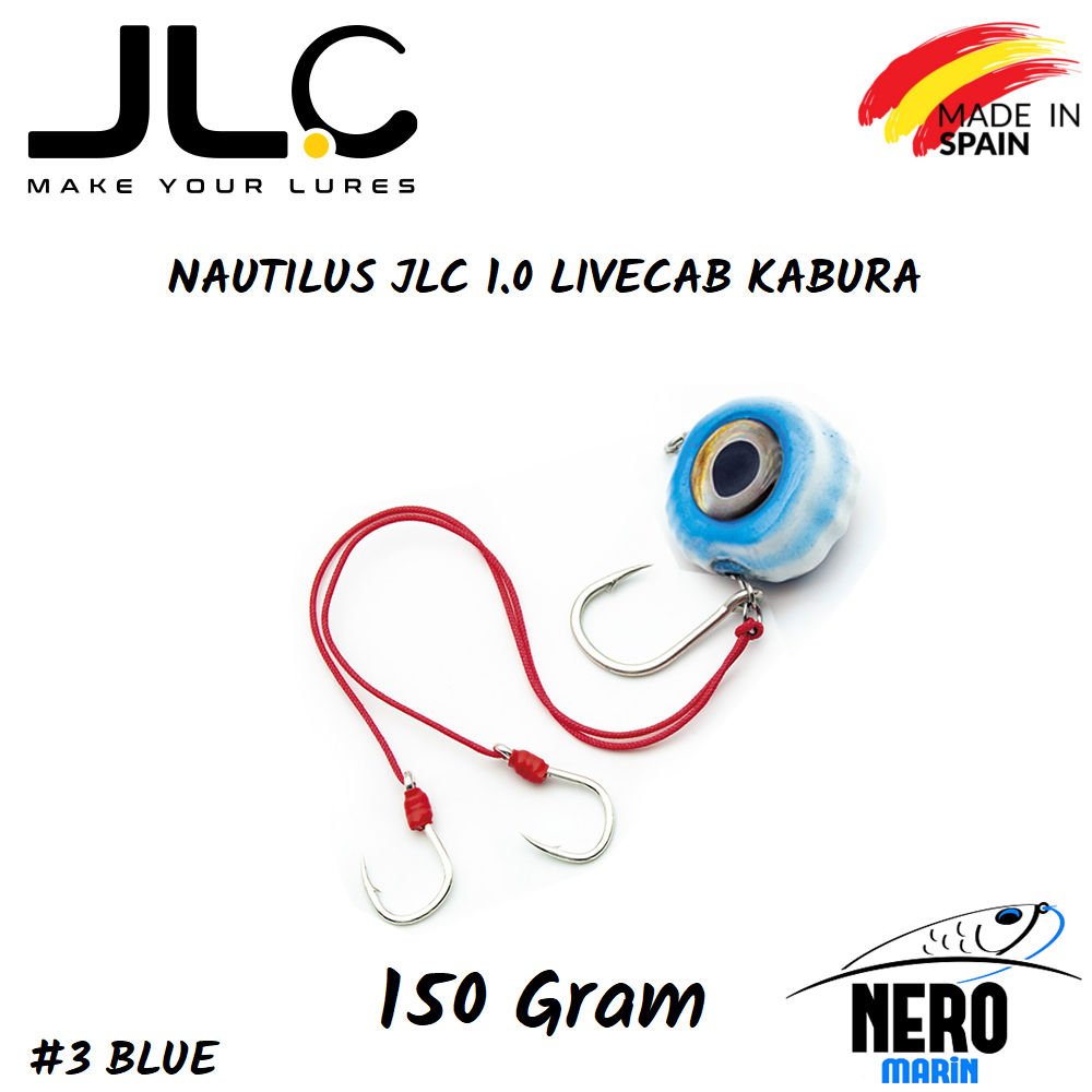 JLC Nautilus 1.0 Live Kab Canlı Yem İçin Kaburar 150gr. #3 Blue