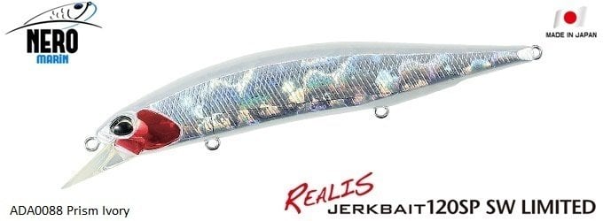 Realis Jerkbait 120SP SW ADA0088 Prism Ivory